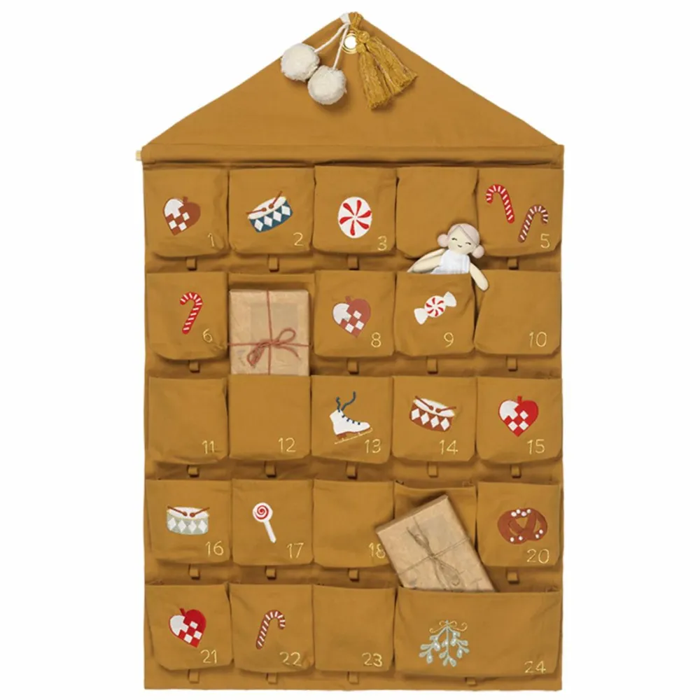 Fabelab 1-24 pakkekalender m. lommer - Nostalgi