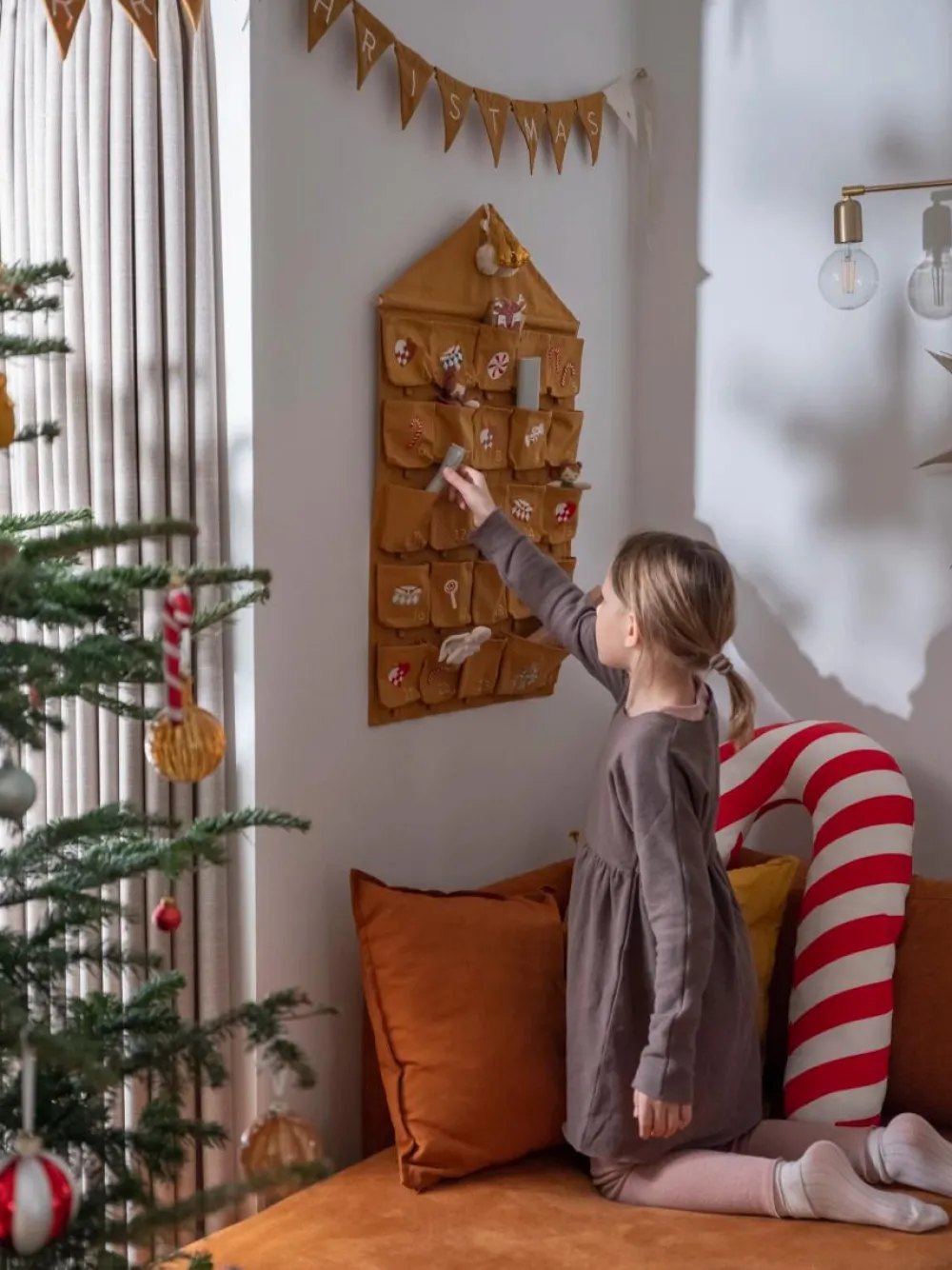 Fabelab 1-24 pakkekalender m. lommer - Nostalgi