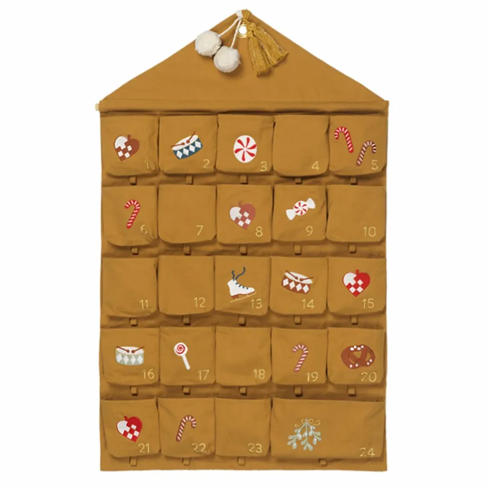 Fabelab 1-24 pakkekalender m. lommer - Nostalgi