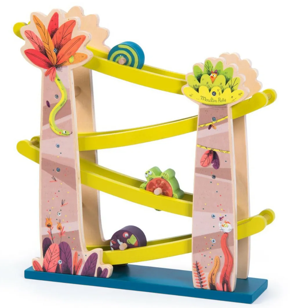 Sale Moulin Roty Aktivitetsbane med 3 dyr