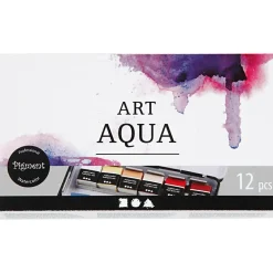New Creativ Company Akvarelfarver Art Aqua - Basis, 12 farver