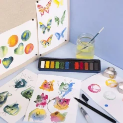 Sale Creativ Company Akvarelsæt - Metallic, 12 farver