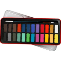 Sale Creativ Company Akvarelsæt inkl. pensel, 24 farver