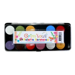 Grim'Tout Ansigtsfarve - Palette m. 12 farver