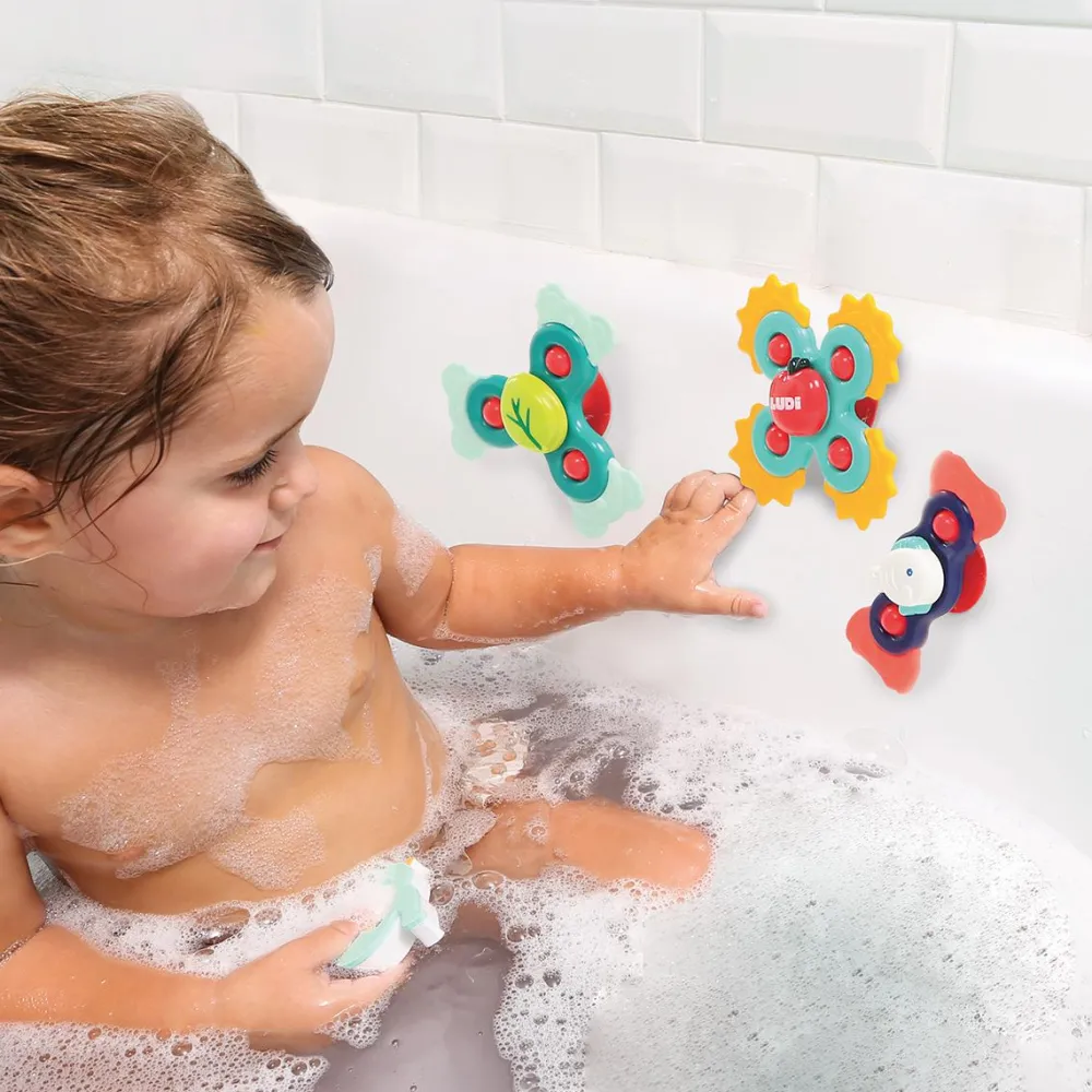 Online Baby Spinners m. sugekop, 3 stk