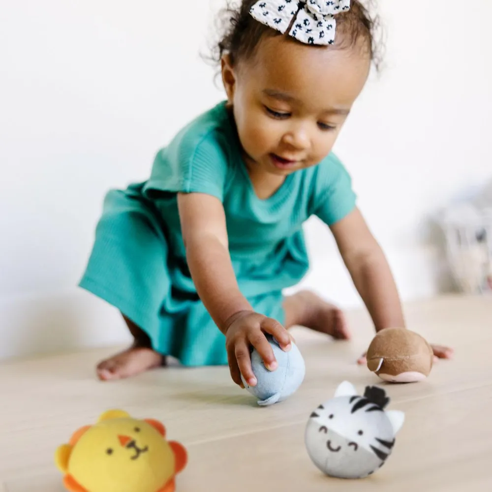 Sale Melissa & Doug Babybold - Safarivenner, 4 stk