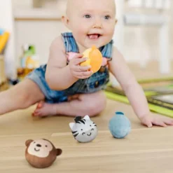 Sale Melissa & Doug Babybold - Safarivenner, 4 stk