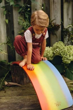 Sale Kinderfeets Balancebræt Kinderboard - Regnbue