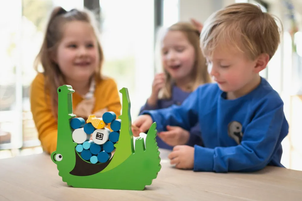 Outlet BS Toys Balancespil - Den sultne krokodille