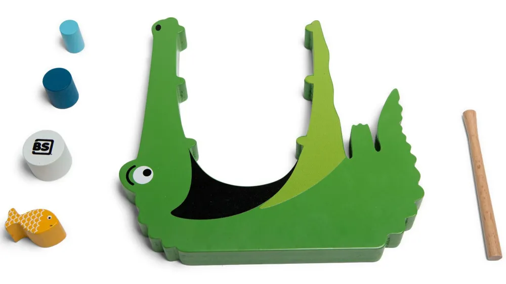Outlet BS Toys Balancespil - Den sultne krokodille