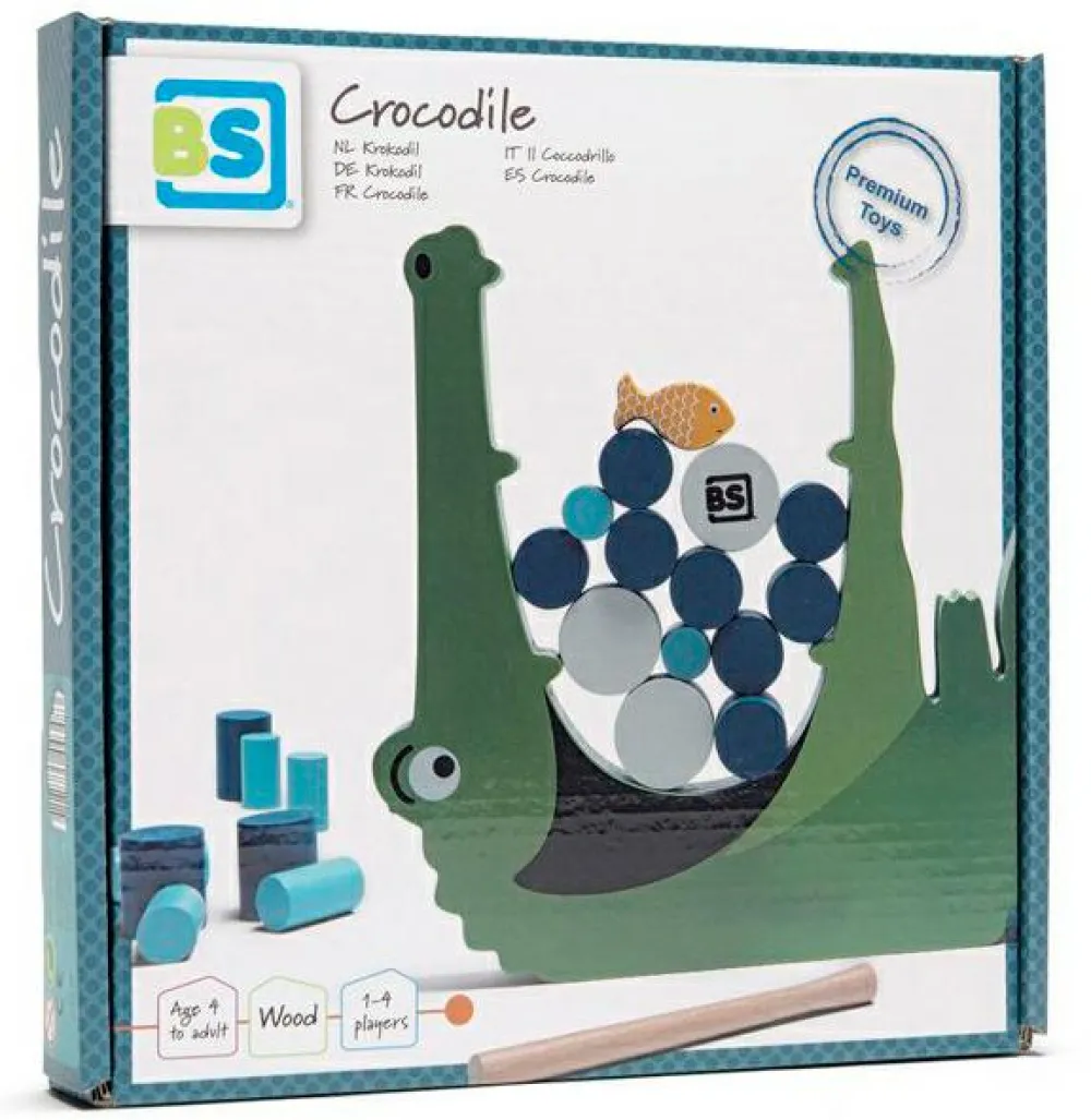 Outlet BS Toys Balancespil - Den sultne krokodille