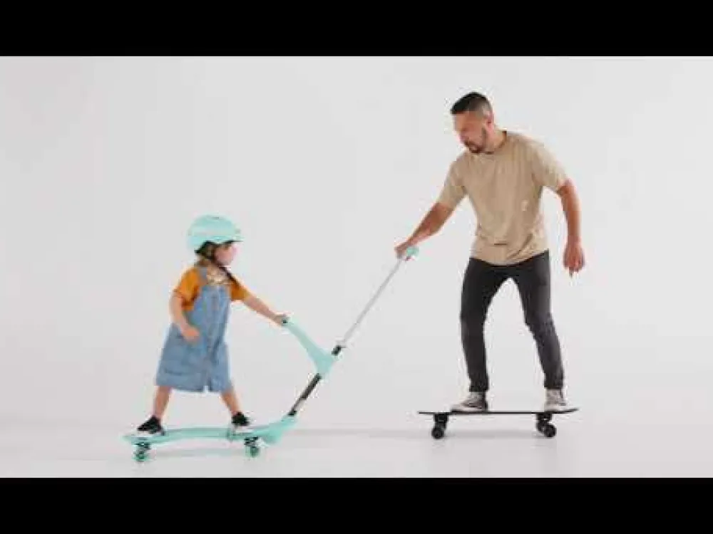 Clearance Ookkie Begynder-skateboard - Sort