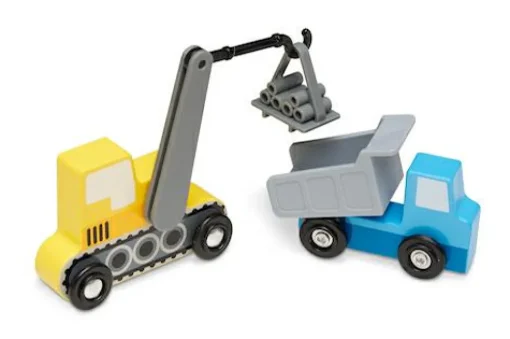 Best Melissa & Doug Biler i træ - På byggepladsen