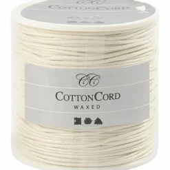 Outlet Bomuldssnor - Råhvid, 40 meter