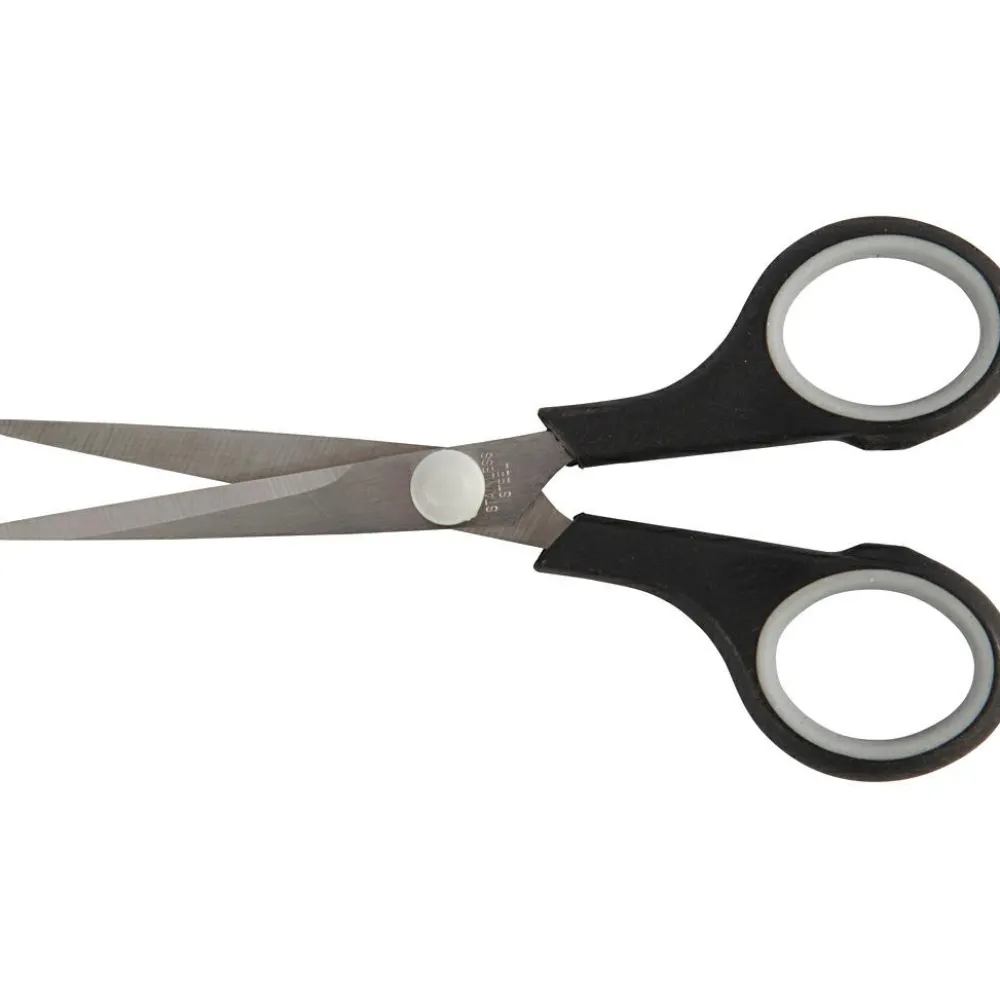 Online Creativ Company Børnesaks m. soft grip - Højre + venstre, L:13 cm