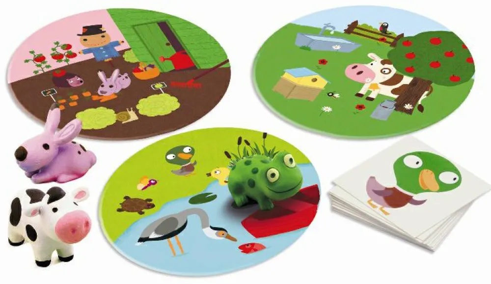 New Djeco Børnespil - Hvem bor hvor?