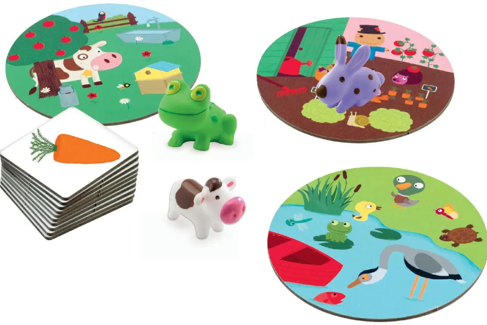 New Djeco Børnespil - Hvem bor hvor?