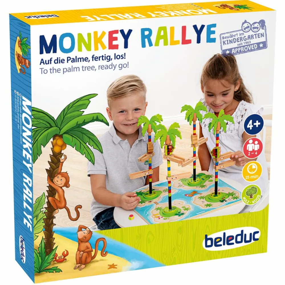 Hot Beleduc Børnespil - Monkey Rallye