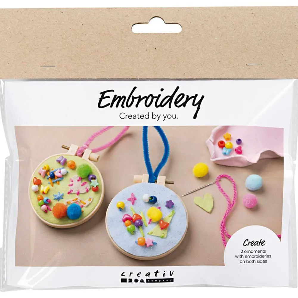 Clearance Creativ Company Broderi for begyndere - Fri fantasi