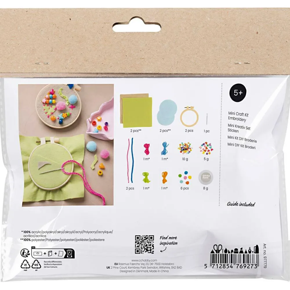 Clearance Creativ Company Broderi for begyndere - Fri fantasi