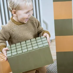 Outlet Dantoy Byggeklodser, store - Orange/grøn, 26 stk