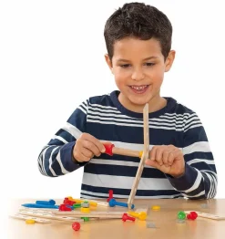 Discount Byggesæt i træ - spand med 225 dele