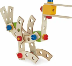 Discount Byggesæt i træ - spand med 225 dele