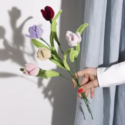 Hot Creativ Company Chenille Ø6 mm. - Natur, 25 stk