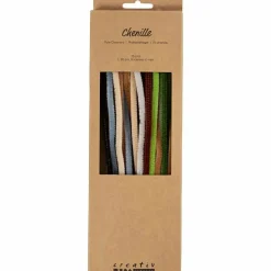 Hot Creativ Company Chenille Ø6 mm. - Natur, 25 stk
