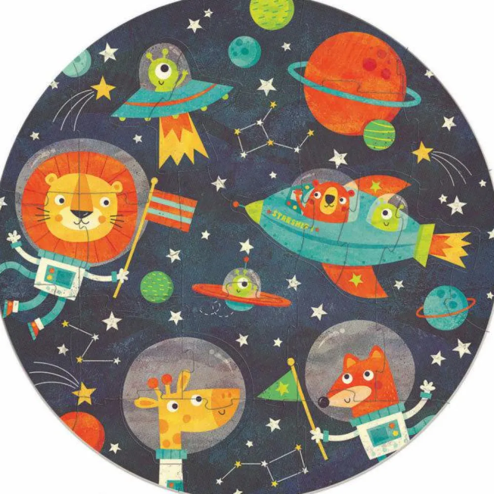 Sale educa Cirkelpuslespil m. 28 brikker - I rummet