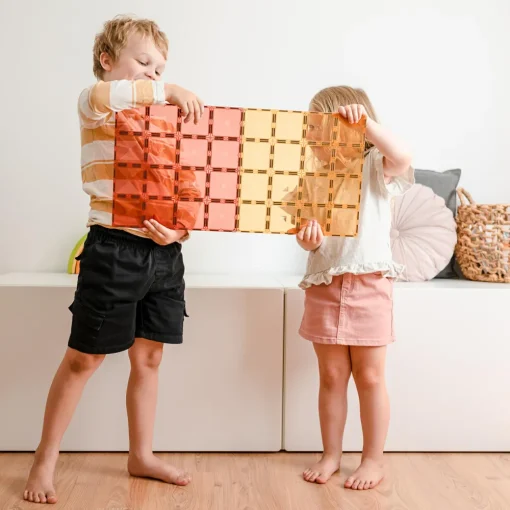 Hot CONNETIX | Baseplates, Lemon & Peach, 2 stk