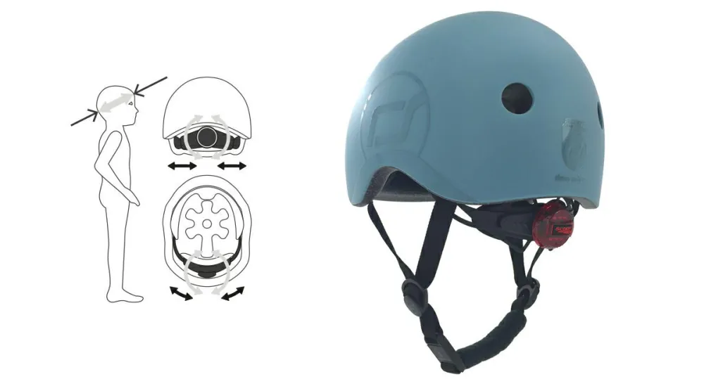 Outlet Scoot & Ride Cykelhjelm, 51-55 cm