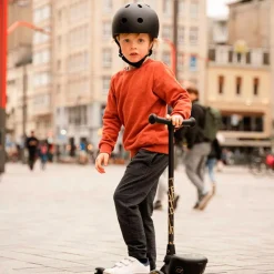 Outlet Scoot & Ride Cykelhjelm, 51-55 cm - Black