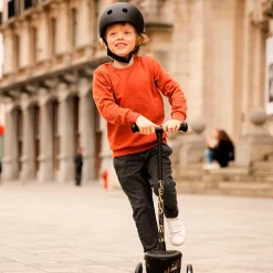 Outlet Scoot & Ride Cykelhjelm, 51-55 cm - Black