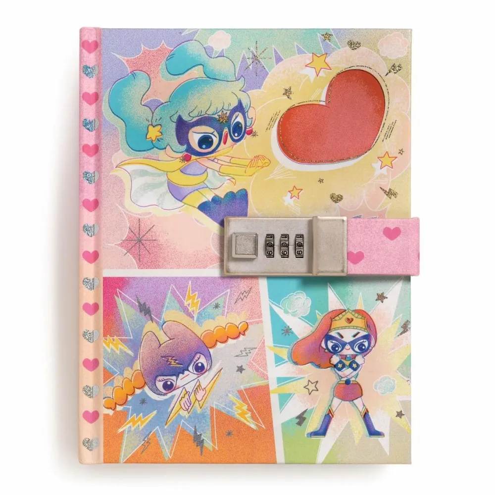 Hot Djeco Dagbog med kodelås - Hannah