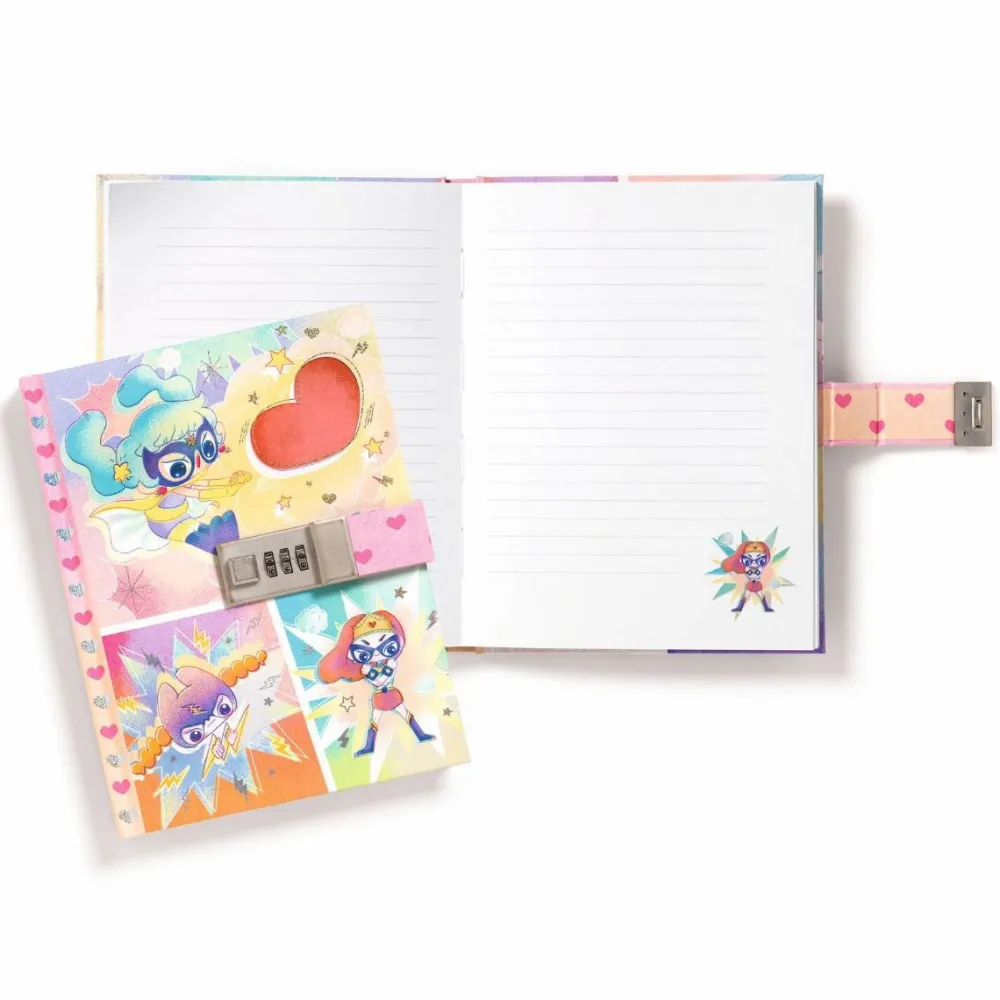 Hot Djeco Dagbog med kodelås - Hannah