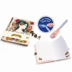 Outlet Djeco Dagbog med lås og magisk pen - Oana