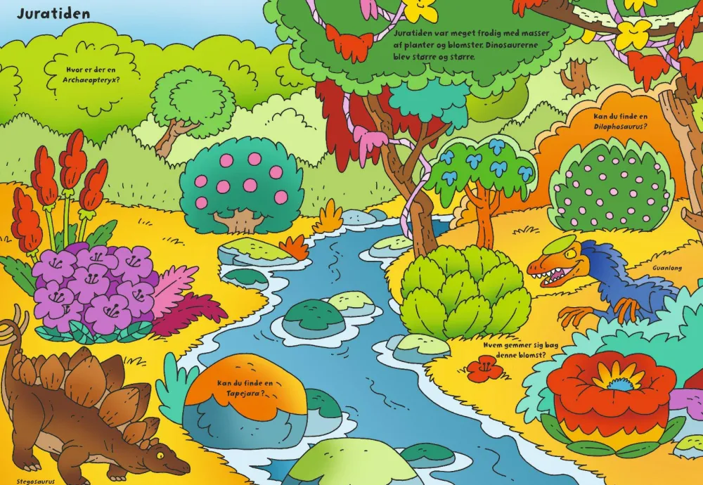 Online Forlaget Bolden Den store flapbog: Dinosaurer
