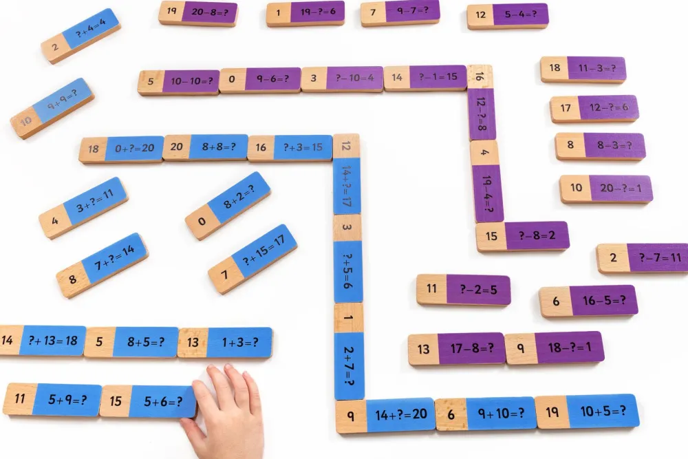 Domino - Lær plus og minus