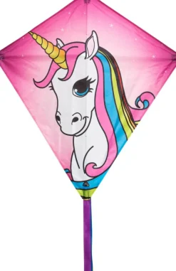 Online Drage - Enhjørning (68 x 68 cm.)