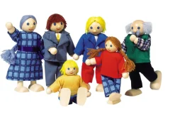 Hot goki Dukkehus - Dukkefamilie, inkl. bedsteforældre