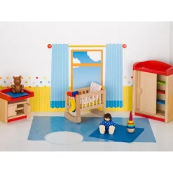 goki Dukkehus tilbehør - Babyværelse, klassisk