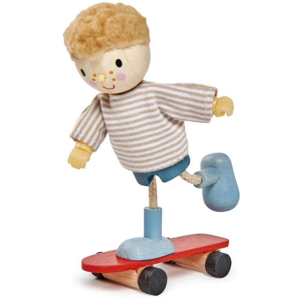 Discount Tender Leaf Dukkehusfigur - Edward og skateboard