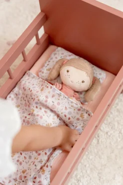 Dukkeseng inkl. sengesæt - Rosa