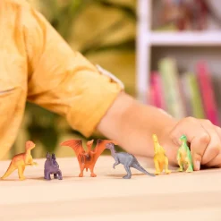 Hot Dyrefigurer i spand - Dinosaurer, 60 stk