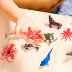 Outlet Dyrefigurer i spand - Havdyr, 60 stk
