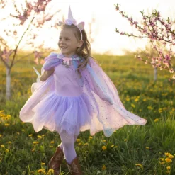 Clearance Great Pretenders Enhjørningekappe + hårbøjle, str. 3-6 år