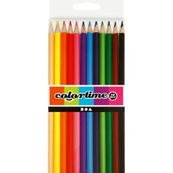Outlet Creativ Company Farveblyanter - Ass. farver, 12 stk