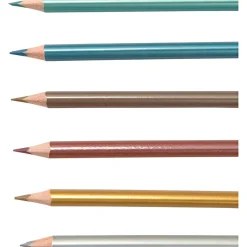 Online Creativ Company Farveblyanter - Metallic, 6 stk
