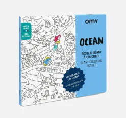 Farvelægningsplakat - Alt godt fra havet